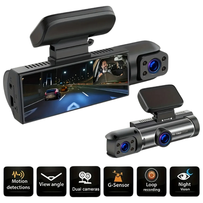 1080P Dual Kamera Dash Cam