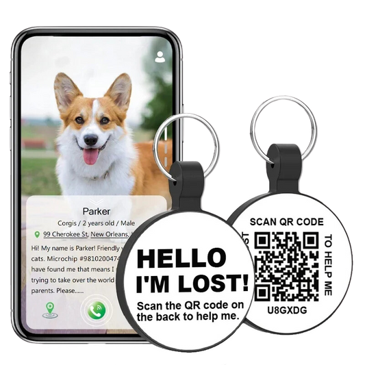 Intelligente QR-Code-Hundemarken